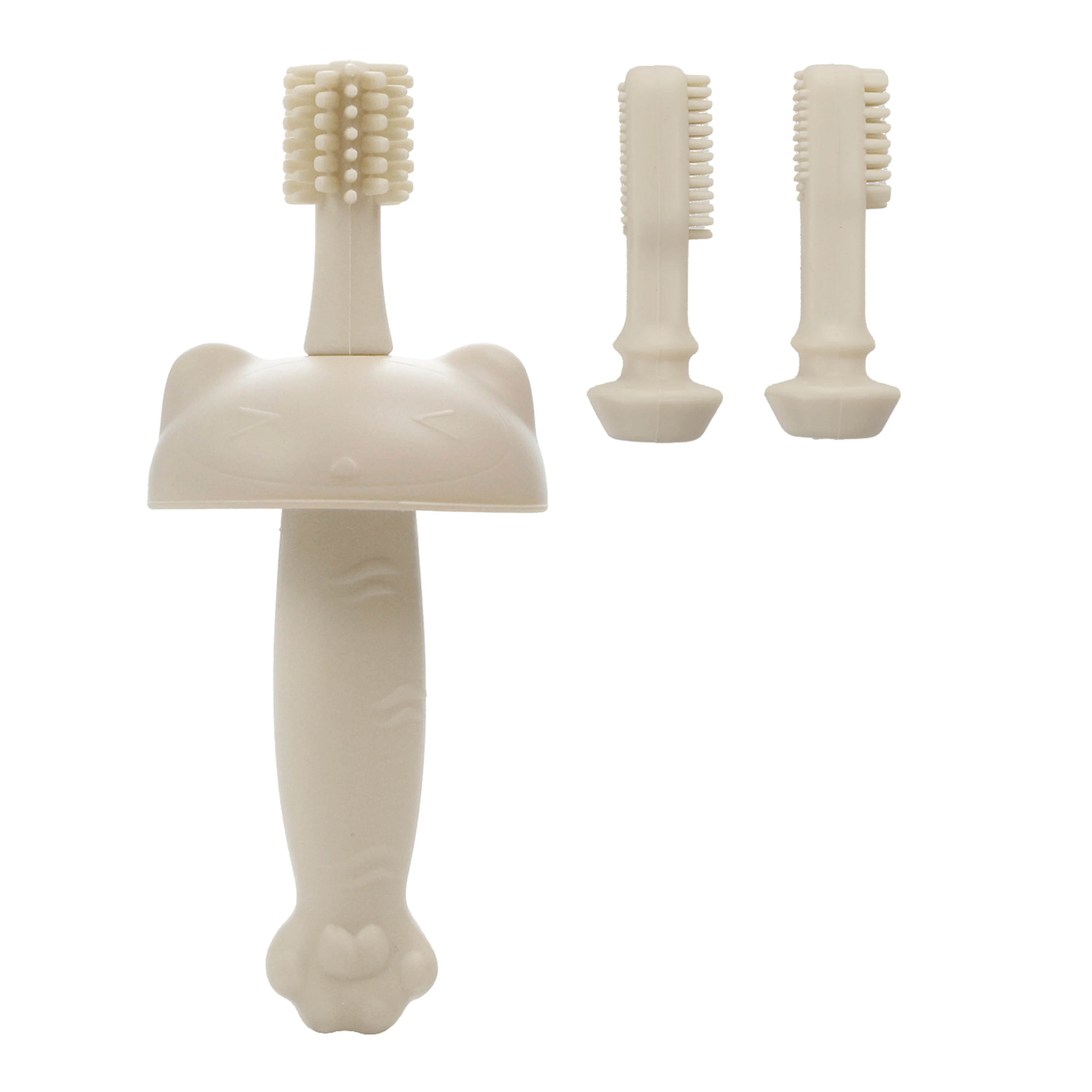 Factory Price Factory Direct Sales Baby Product Food Grade Silicone Cat Tooth Brush