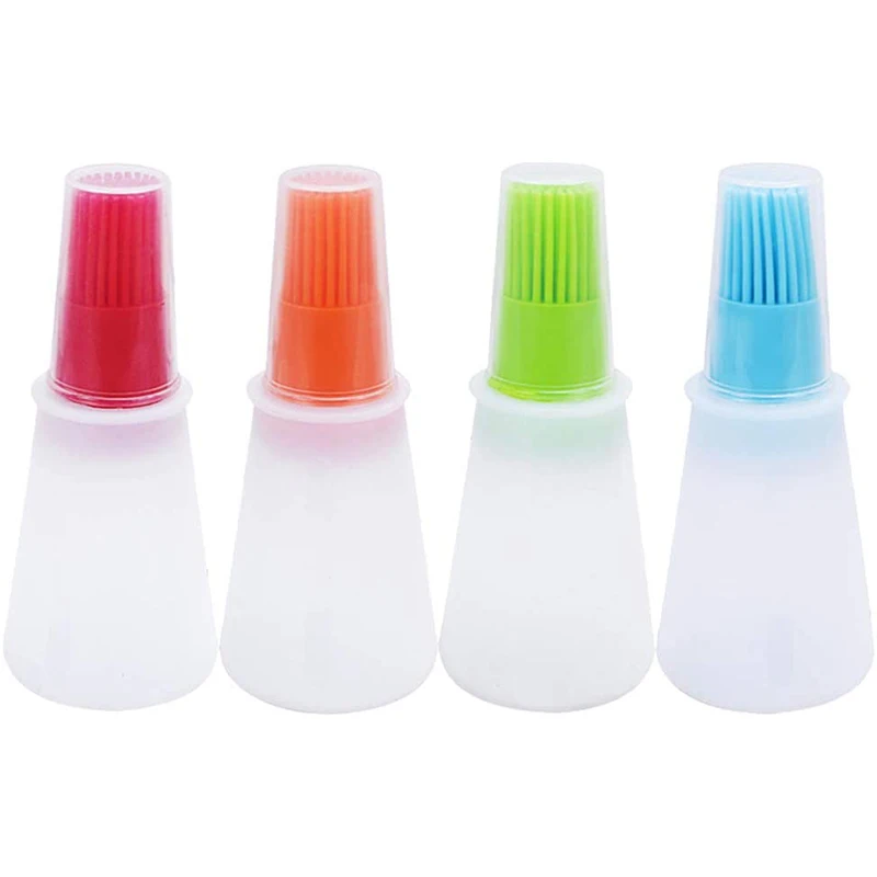 BBQ Pastry Basting Brushes,Silicone Cooking Grill Barbecue Baking Pastry Oil Honey Sauce Bottle Brush