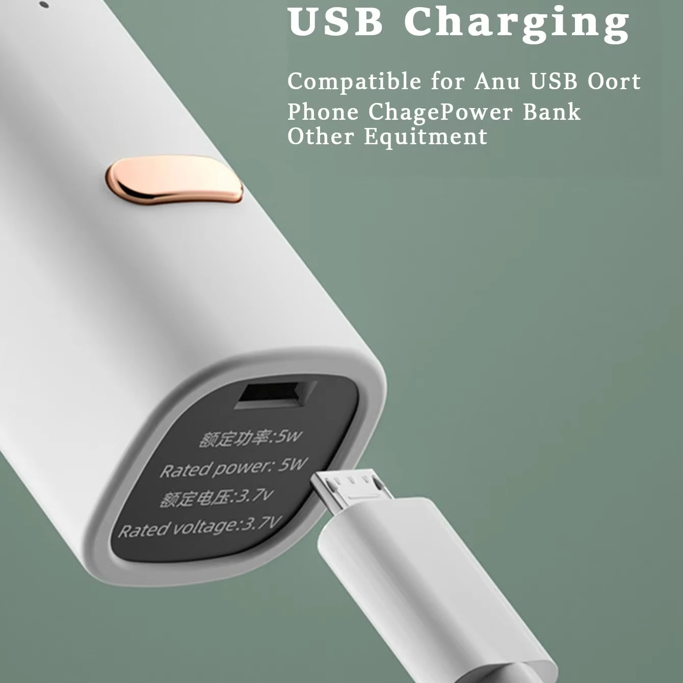 304 stainless steel Powerful Handheld Milk Frother for Coffee electric MINI milk frother USB Charge Battery Operated