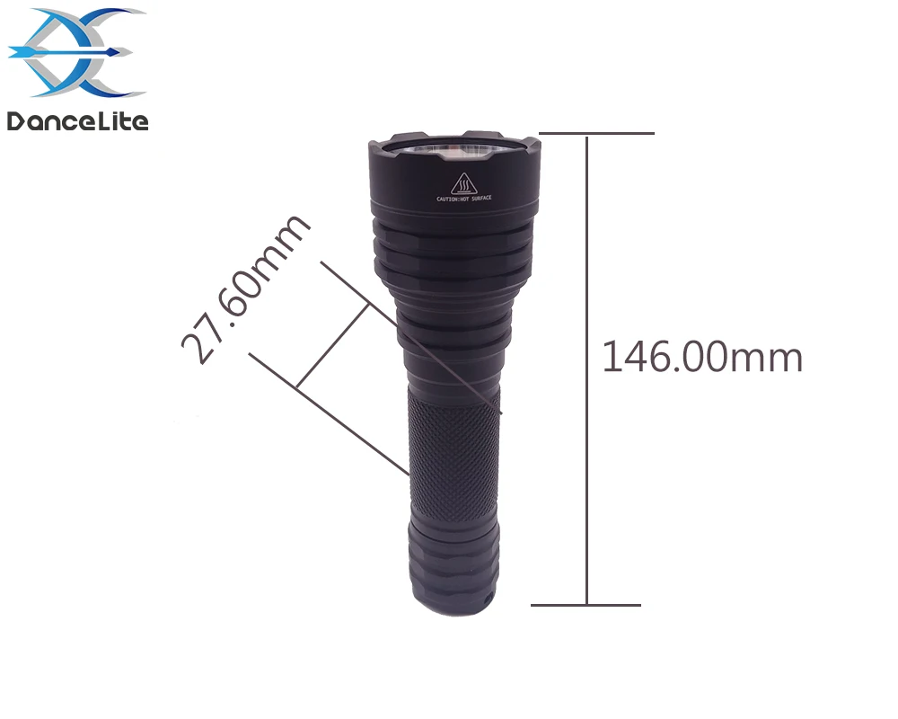 LOGO Engraving C8+ (C8 Plus)  SFT40 High Power LED Flashlight 21W 7000mA Current Long Light Range Hunting Torch