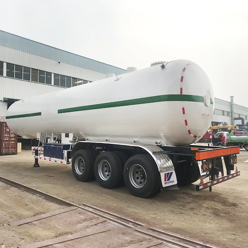 50,000 Liters LPG Gas Trailer For Cooking Gas Transport