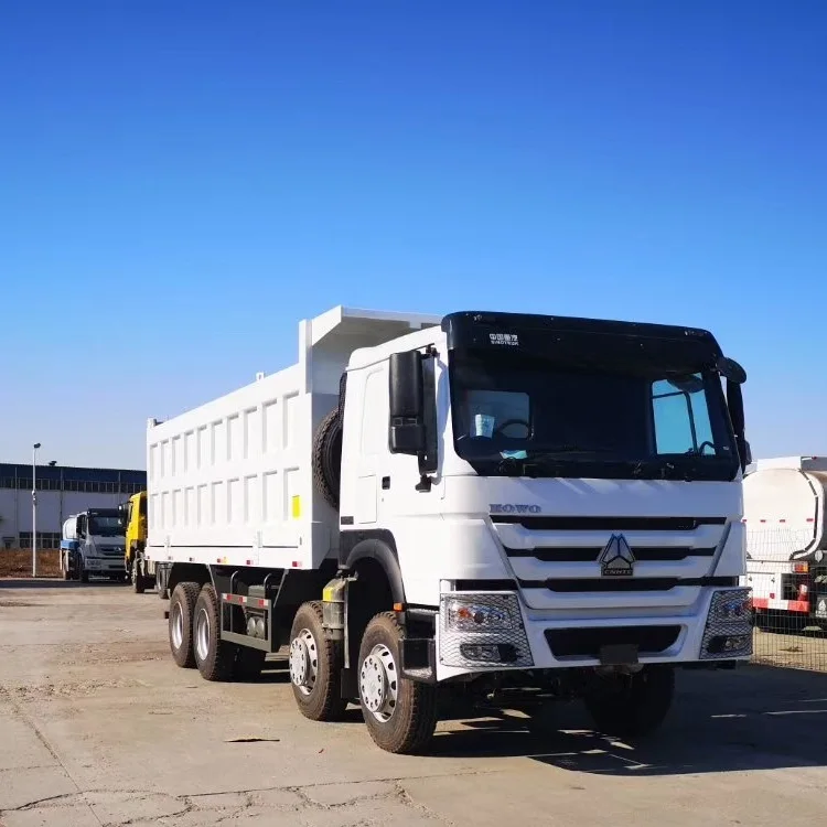 
12 Wheeler Front Lift bins SINOTRUK HOWO series 8x4 dump truck 