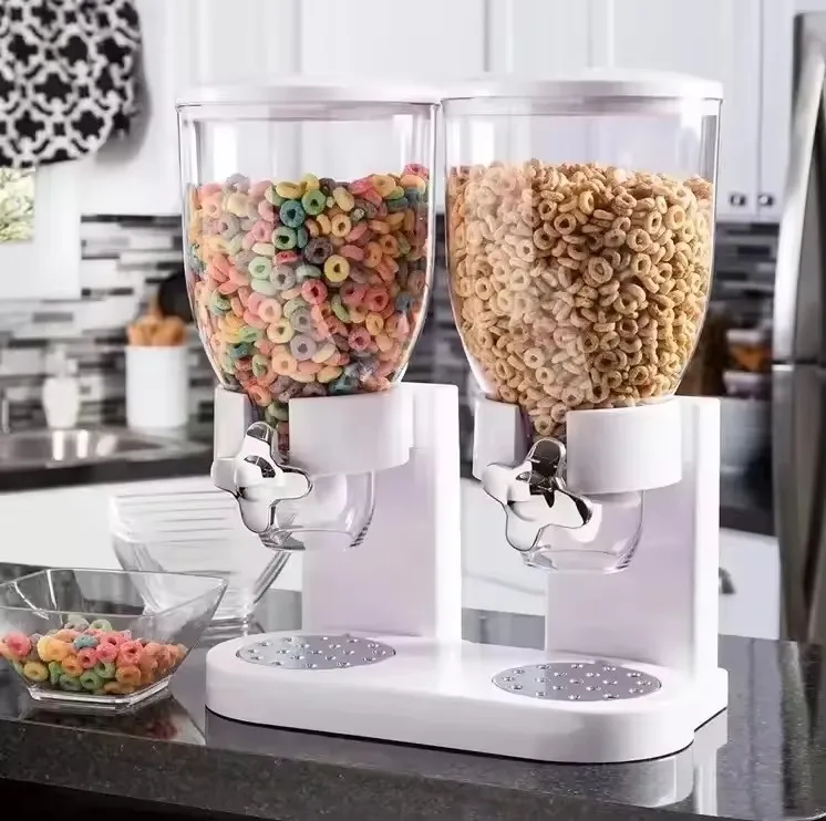 Large Capacity food grade   Dispenser Storage Containers Oatmeal Nuts Candy Dispenser Jars Kitchen Cereal Storage Containers