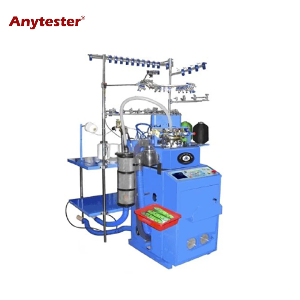 3.5 Inch Automatic Sock Knitting Machine Flat Hosiery Knitter with One Year Warranty