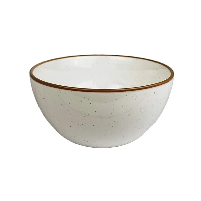 Ceramic Cereal Salad Bowl Round Porcelain Pasta Soup Dessert Serving Dish Bowls for Kitchen
