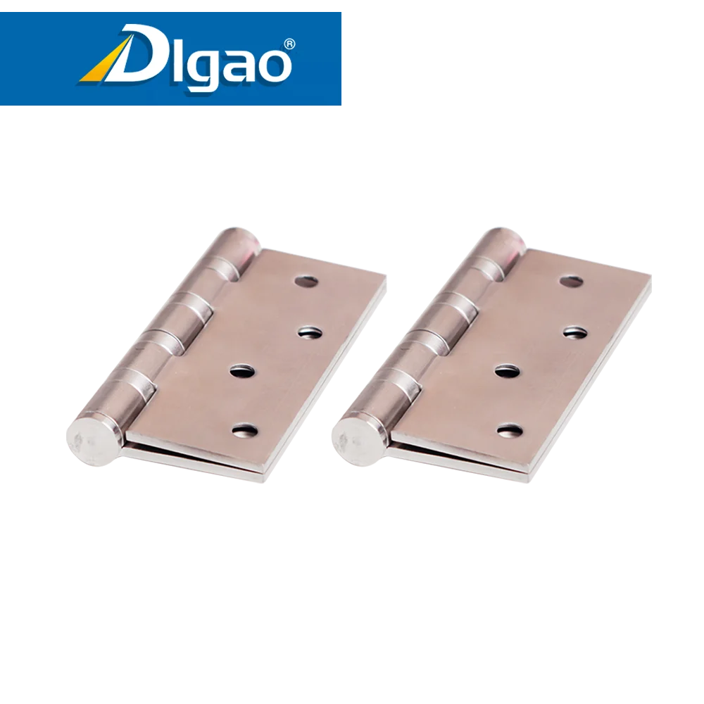 High quality metal door hinges factory direct sales brushed stainless steel multi-size hinge