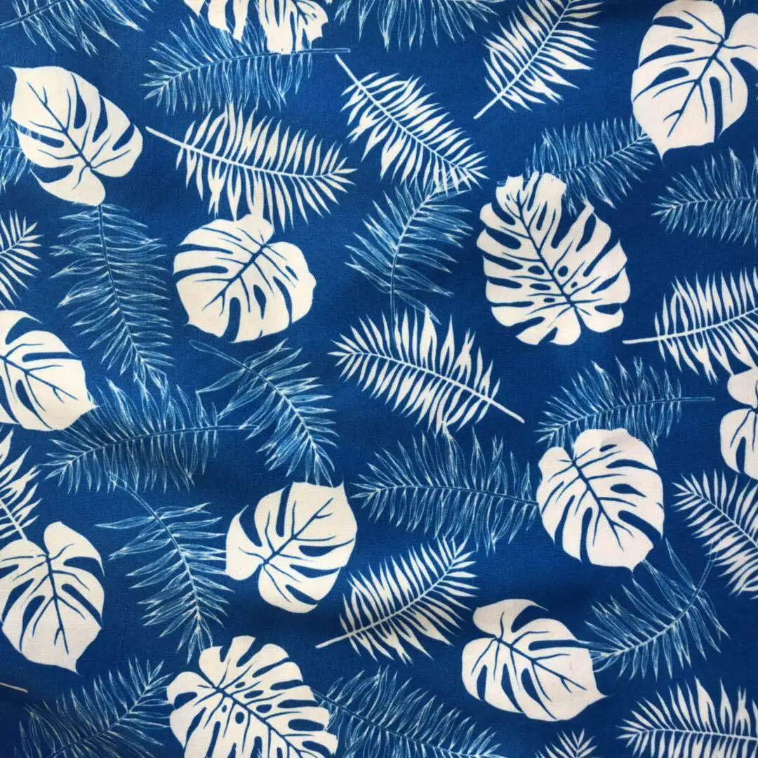 
100 Polyester Printed 50D*75D Peach Skin Fabric For Beach Shorts 