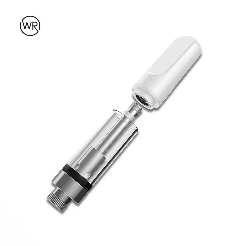 
No Leakage ceramic coil vape cartridge cbd atomizer 510 thread 0.5ml vape pen glass tank for thick oil 