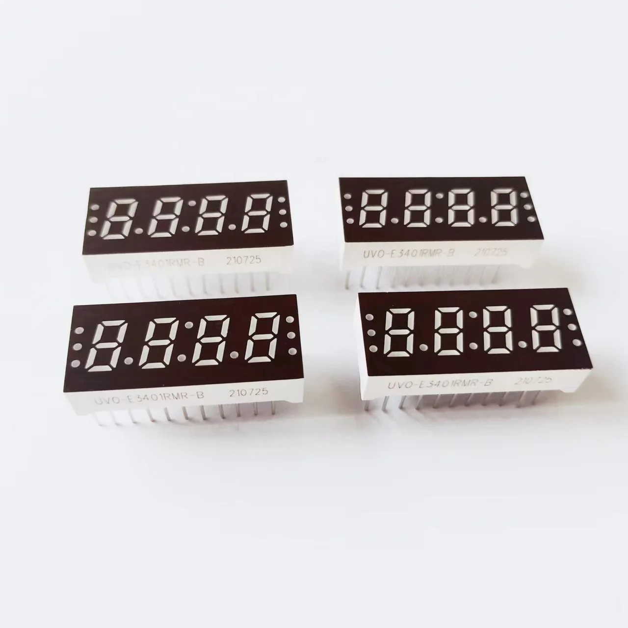 Factory Custom  LED digital tubes in various sizes 4 digit 7 segment totally cathode totally anode