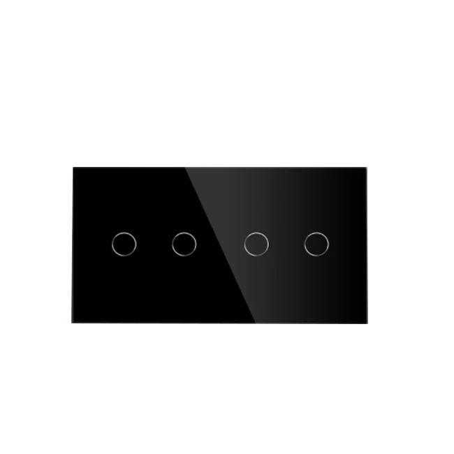 Hot Selling Smart Switch Glass Screen Touch Panel 157mm Smart home WIFI 2 gang 2 way Touch Switch