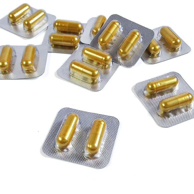 Male health supplement manufacturer: 2 capsules of herbal supplement gold