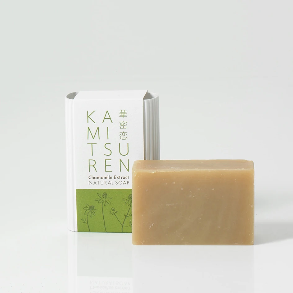 
Hot sale regular size herbal solid organic soap with chamomile natural extract 