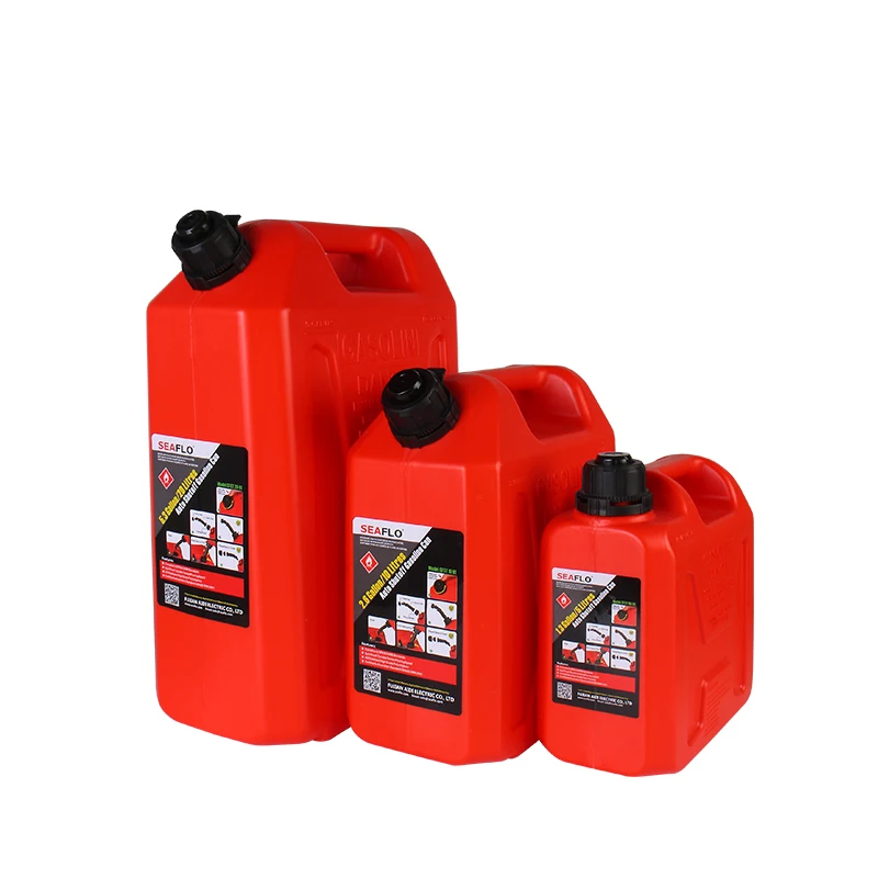 SEAFLO Auto Shut Off Customized Color 10L Engine Oil Drums 20L Jerry Can Holder 5L Diesel Plastic Fuel Tank