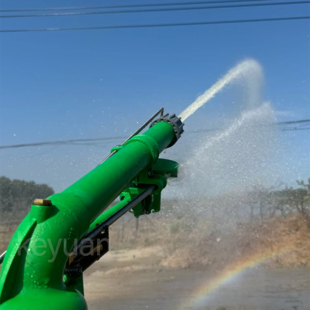 New Farm Irrigation Spray Gun Rain Gun Range 100 meters Water Spray Robot Automatic Spray Machine with Rack