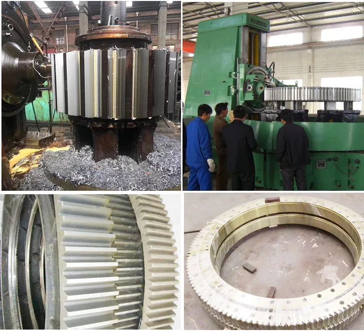 Customized Spur Helical Gear Large Module Big Gear For Ball Mill