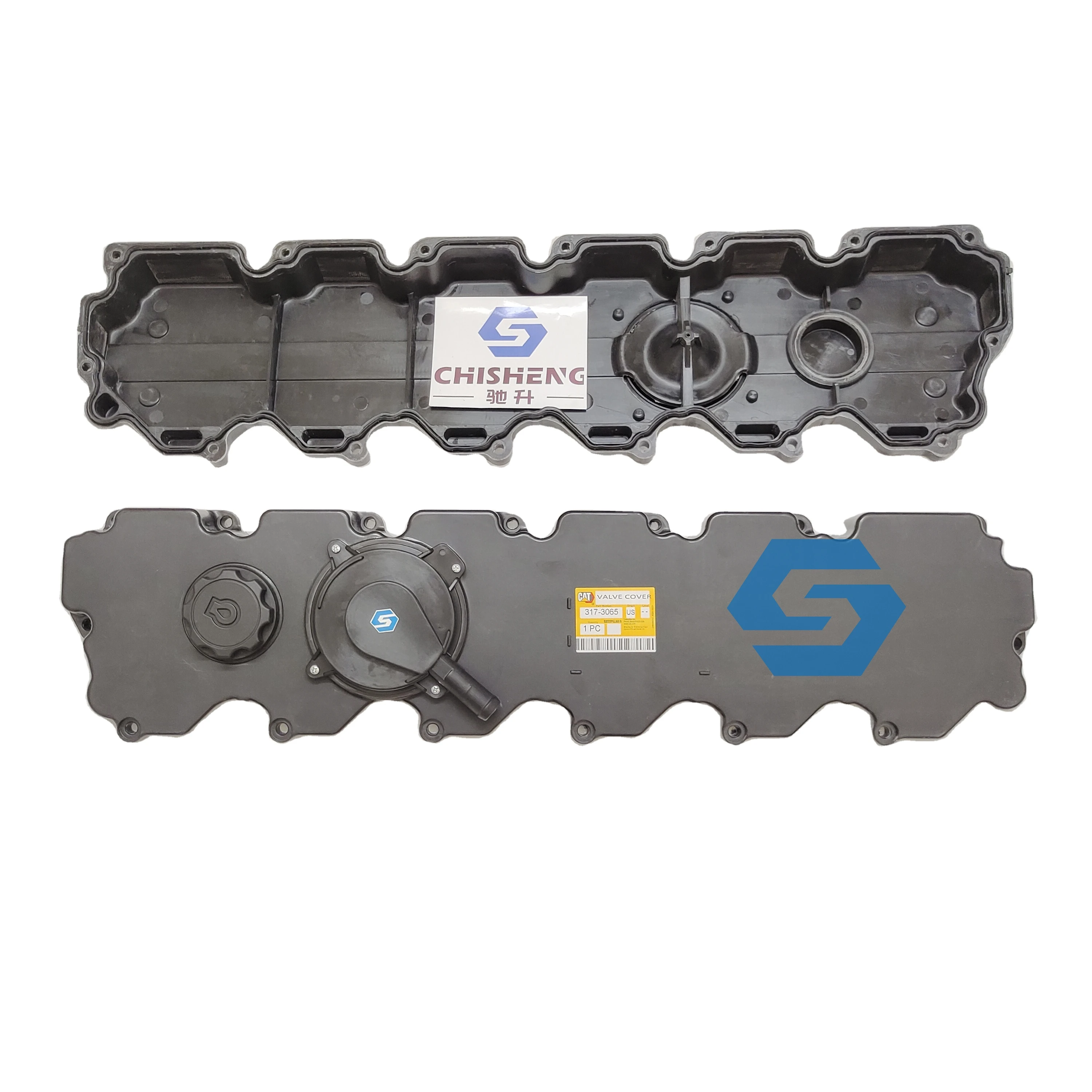 C6.6 ENGINE VALVE COVER 317-3065 4142X401 3173065 , C6.6 VALVE COVER BASE 317-2717 4142X398 3172717