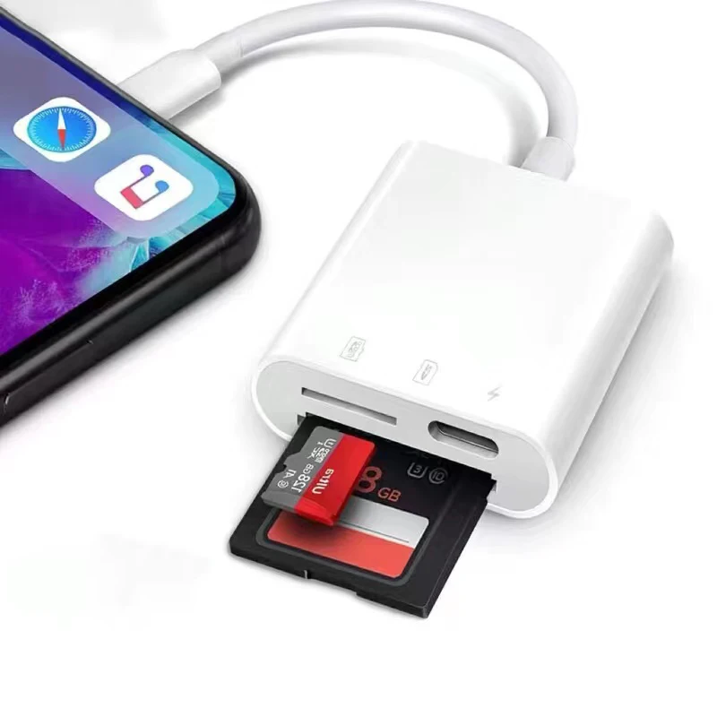 Type-C Adapter TF CF SD Memory Card Reader Writer Flash USB-C for IPad Pro iPhone for Macbook USB type c adapter