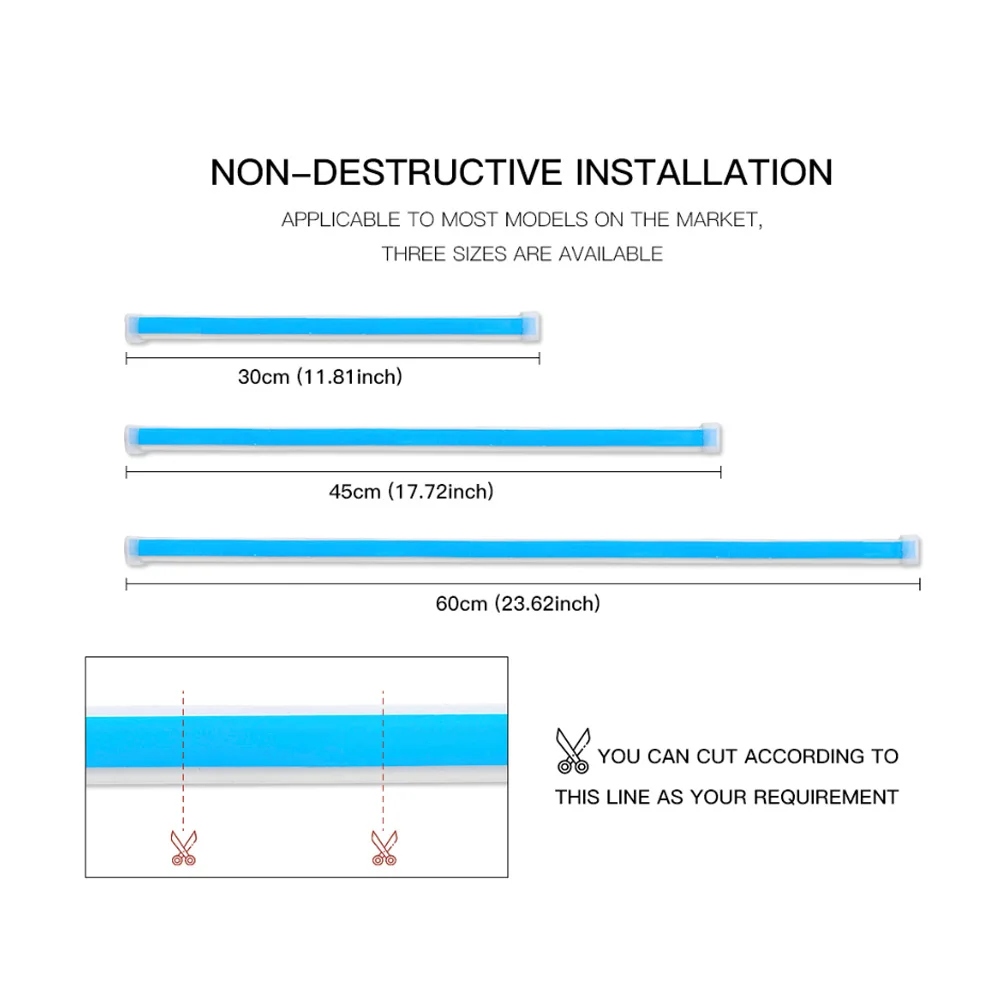 60 см Водонепроницаемые гибкие Автомобильные светодиодные дневные ходовые огни последовательная светодиодная полоса указатели поворота DRL Led