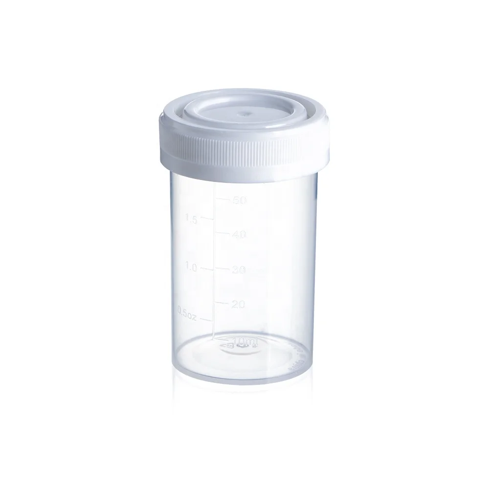 60ml urine sample cup laboratory use urine container consumables laboratory specimen