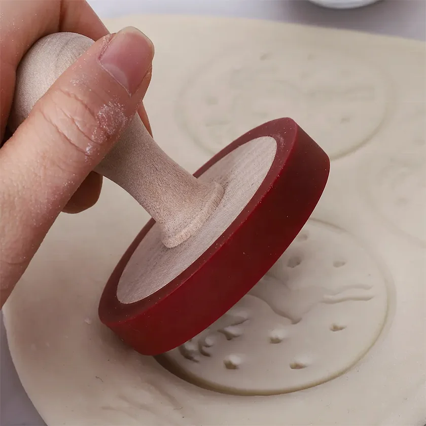 Kitchenware Product Silicone Embosser Cookie Stamp Kitchen Products Silicone Mold Custom Bakeware Embossing Food Grade Silicone