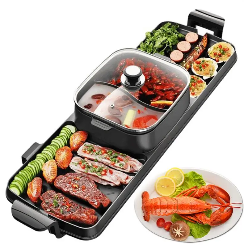 Top Selling Korean Electric Grill Wholesale Electric Indoor Grill Cool-touch Electric Indoor Grill Portable