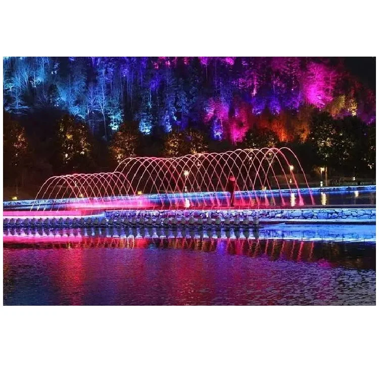 Free Design Pool Laminar Jumping Jets Fountain Nozzle Music Dancing Water Features for Outdoor Decoration