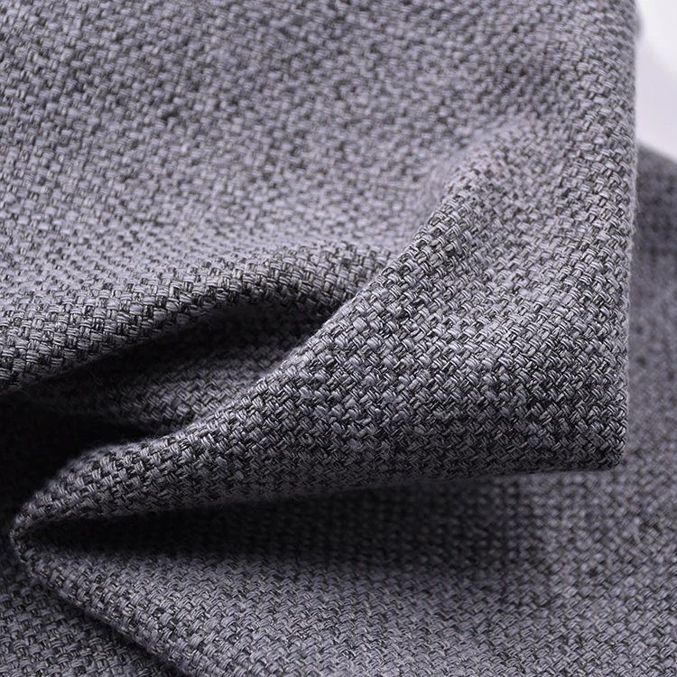 High Quality Cheap Sofa Fabrics Imitation Linen Fabric Vinyl Fabric for Upholstery