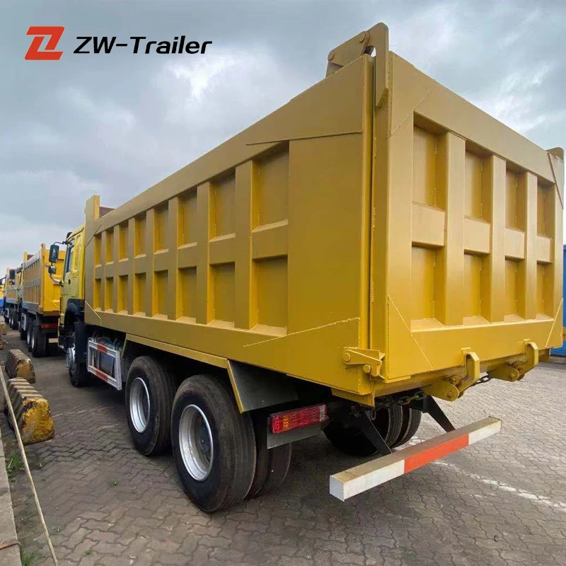 Heavy Duty Sinotruck Howo Dump Truck Camion  6x4 10 Wheeler 336 371 hp 40 Ton Tipper Used Dump Truck