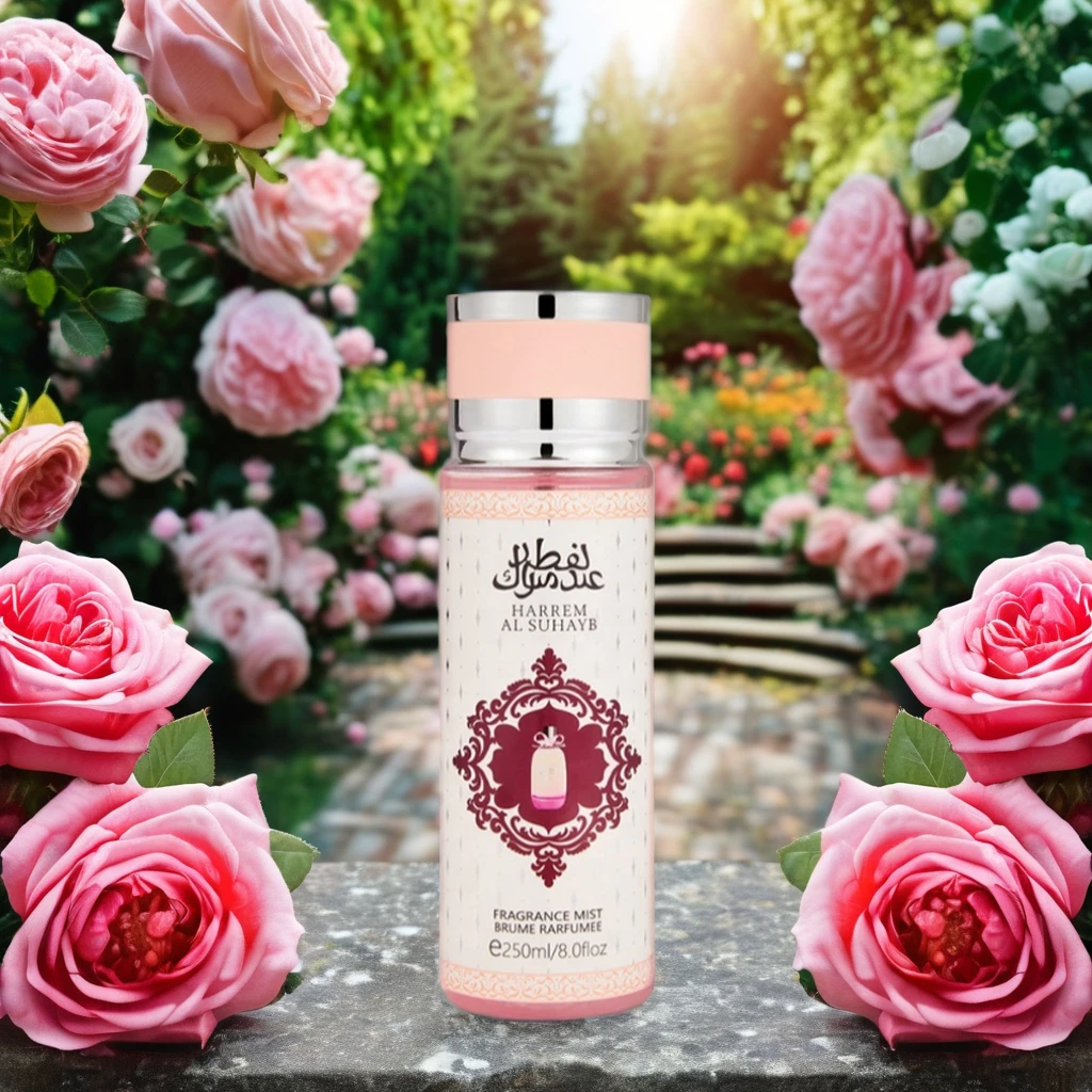 Hot sale Dubai style body spray perfume Arabian fragrance mist deodorant for women