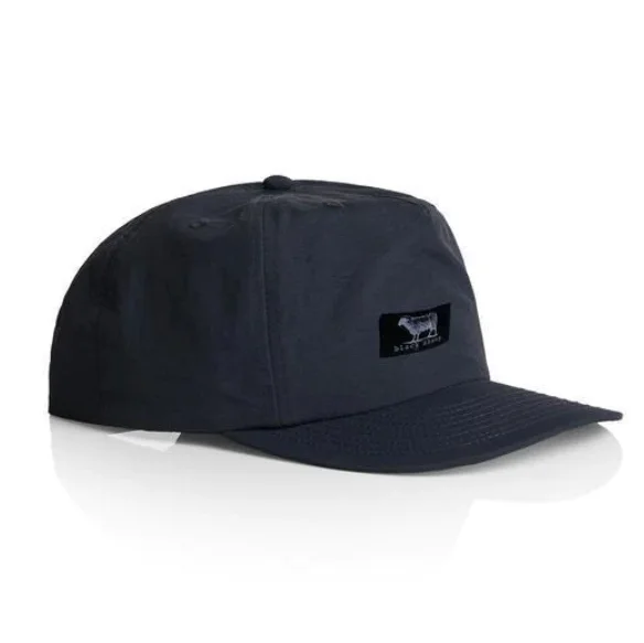 Custom High Quality 5 Panel Unstructured Nylon Surf Hat Quick Dry Sublimated Label EMbroidery Logo Rope Snap Back Outdoor Caps