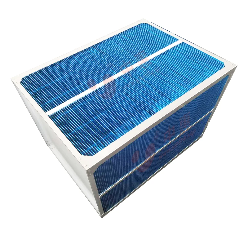 Aluminum heat recovery ventilator core