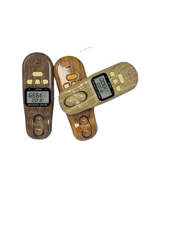 Johold Rechargeable counter read count Bead electronic counter dial bead bearing LED light with time ring count