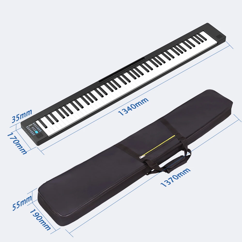 Konix Professional Musical Instruments Weighted Keyboard Electric Digital Piano Custom Music