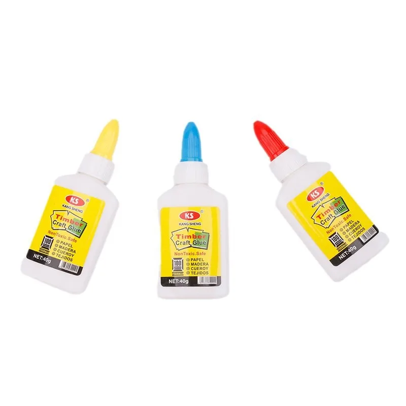 nanjiang manufacturers supply speed dry latex transparent diy pva white 40g glue wholesale