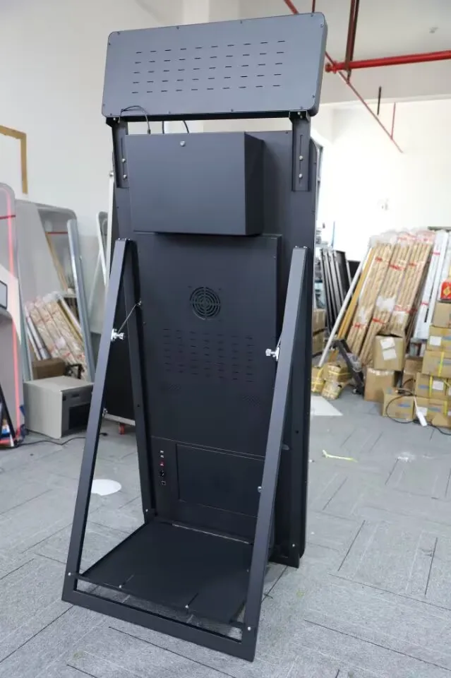 Magic mirror photo booth led frame screen magic selfie photobooth top sale 40/70 inch mirror photo booth