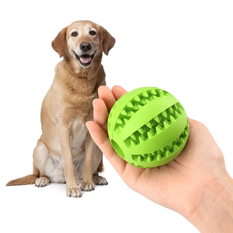 Dog Manufacture Food Grade Pet Dog Snack Rubber Ball Toys Pet Dispenser Feeder Treat As Pets Tooth Cleaning Brush Tools