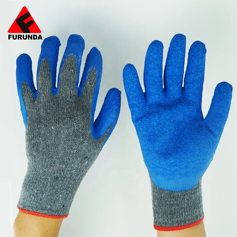 Industrial Construction Latex Coated Garden Safety Work Gloves Hand Glove