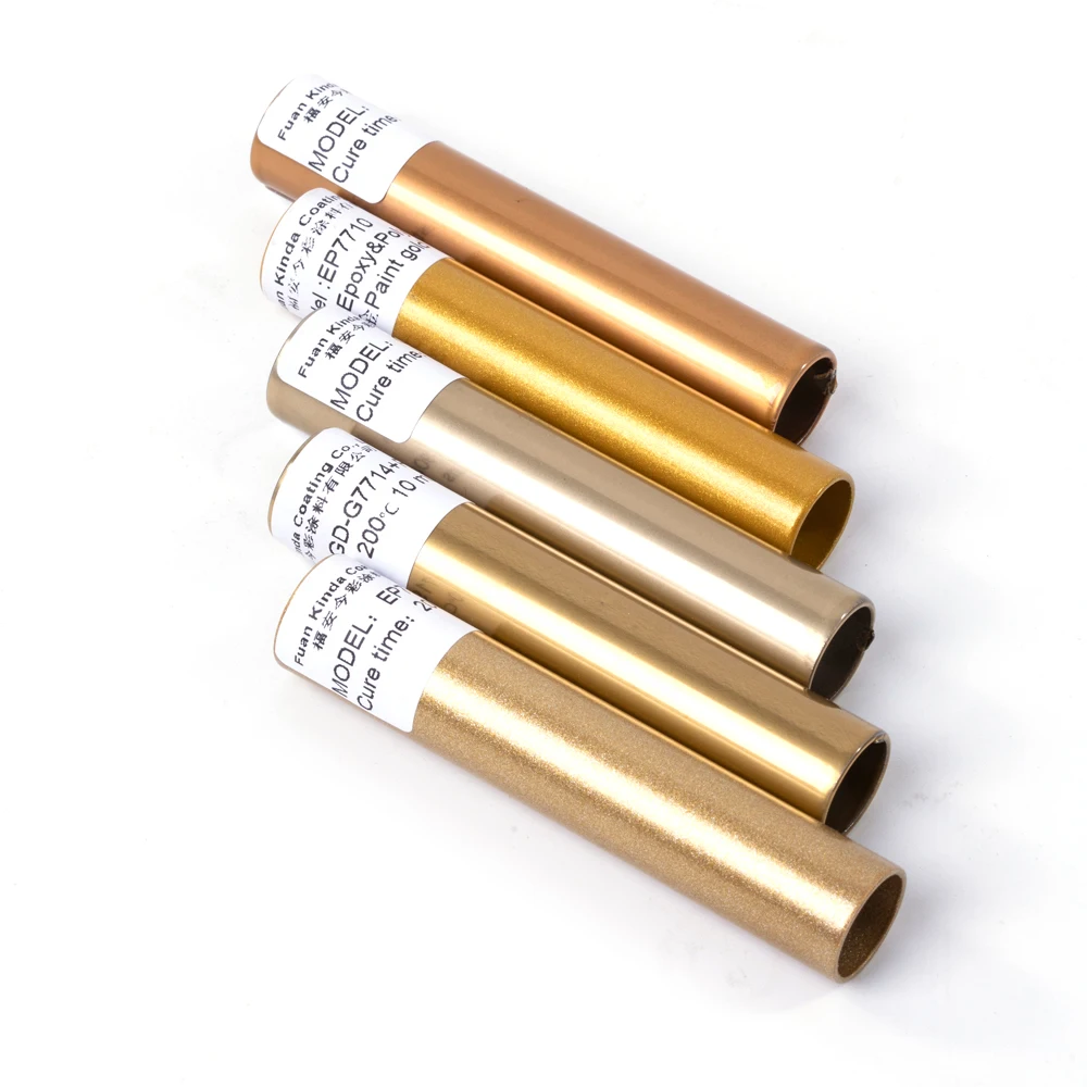 
Gold Supplier High Shine Metallic Gold Powder Coating Spray For Decoration Furniture Protective Surface Color Powder Coating 