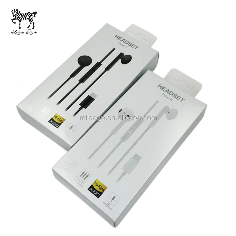 
 Высококачественные проводные наушники типа c типа C с микрофоном для Huawei P20/P20 Pro  