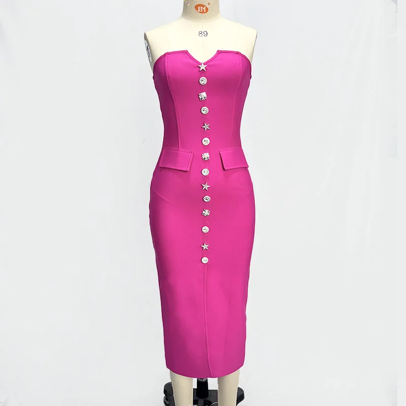 Fashion New Designer Beading Fashion Cocktail Birthday Celebrity Evening Party Runway Dress