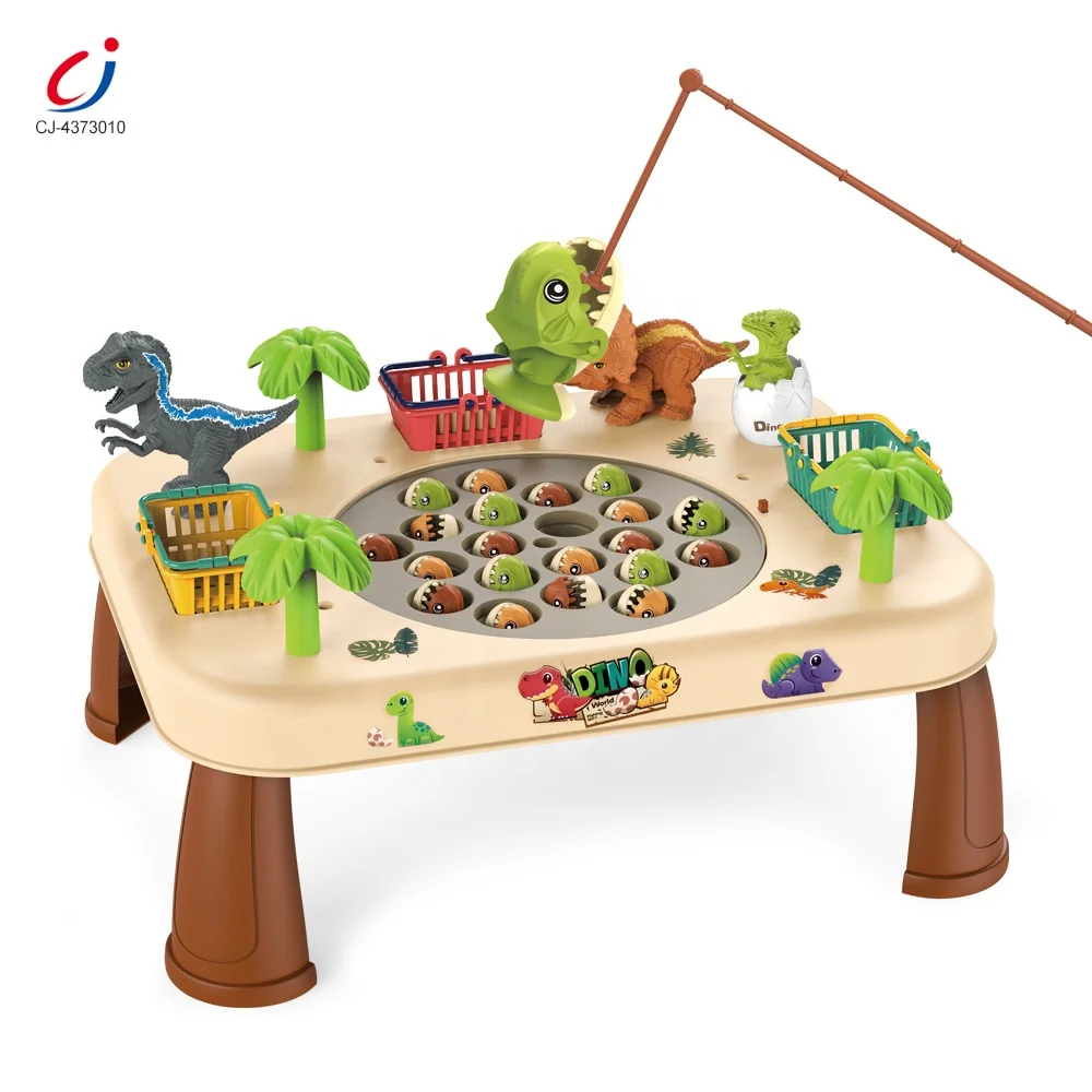 Chengji bo fishing toys game battery operated hand-eye coordination spinning parent-child interactive happy fishing toys