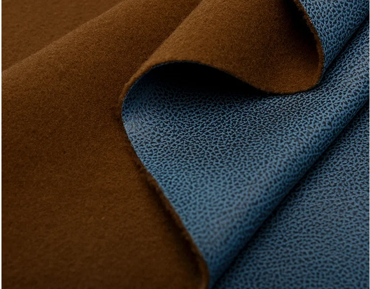 MANUFACTURER SUPPLY ALL TYPES OF  DESIGN FACE 150GSM VELVET LEATHER LOOK FABRIC WITH 200GSM FLEECE BACKING  SOFA FABRIC