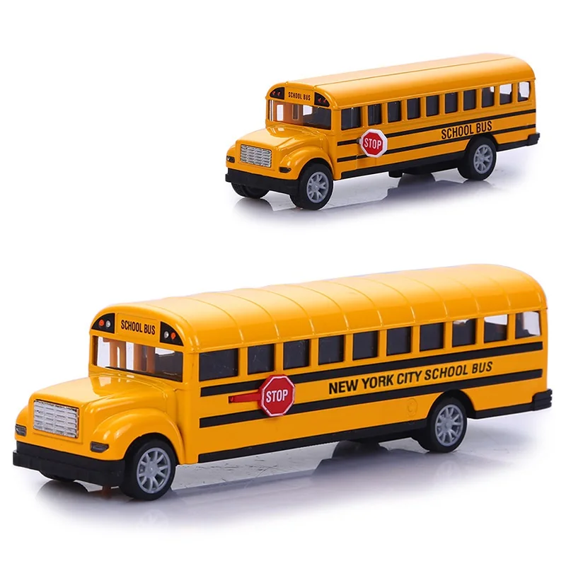 2024 Hot Selling 1/32 Bus Model Simulation Alloy School Bus Toys