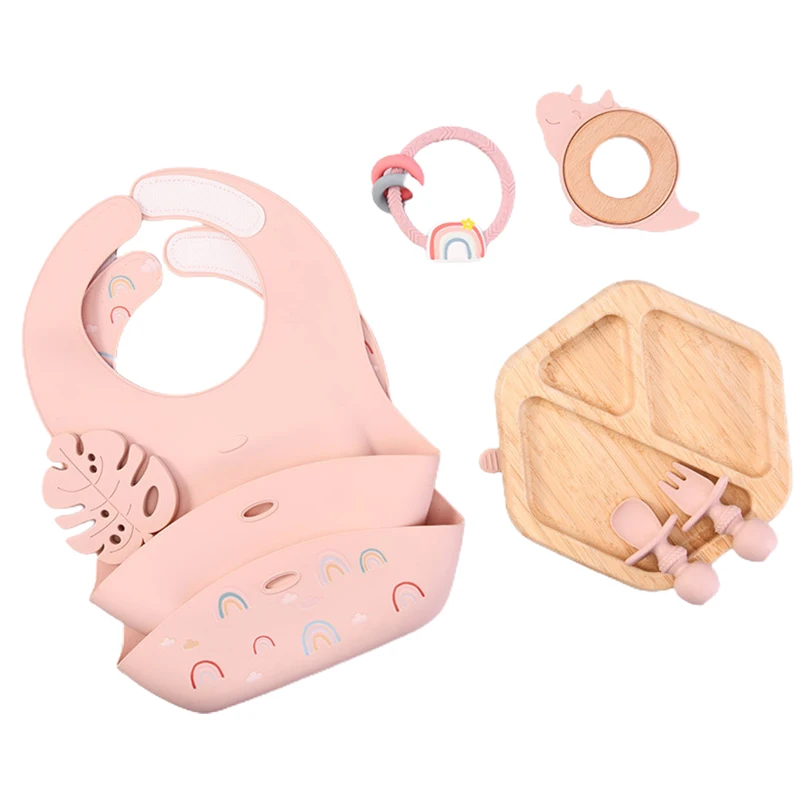 wholesale customization New Arrival Anti Spill Silicone Collapsible  Suction Kids Baby Products Food Feeding Bowls Sets Snack