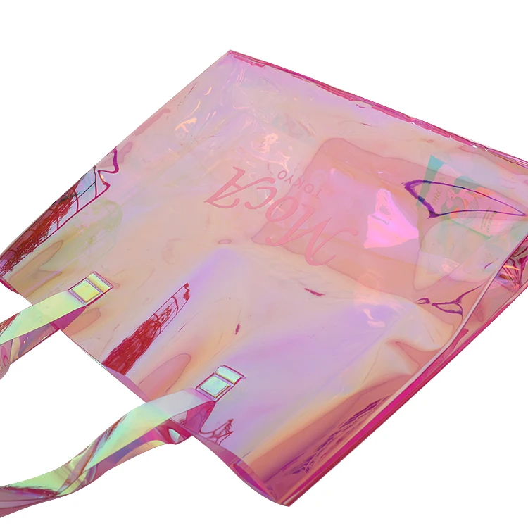 Голографическая сумка из ПВХ с принтом на заказ прозрачная популярная трендовая продукция Высококачественная Водонепроницаемая женская маленькая косметичка