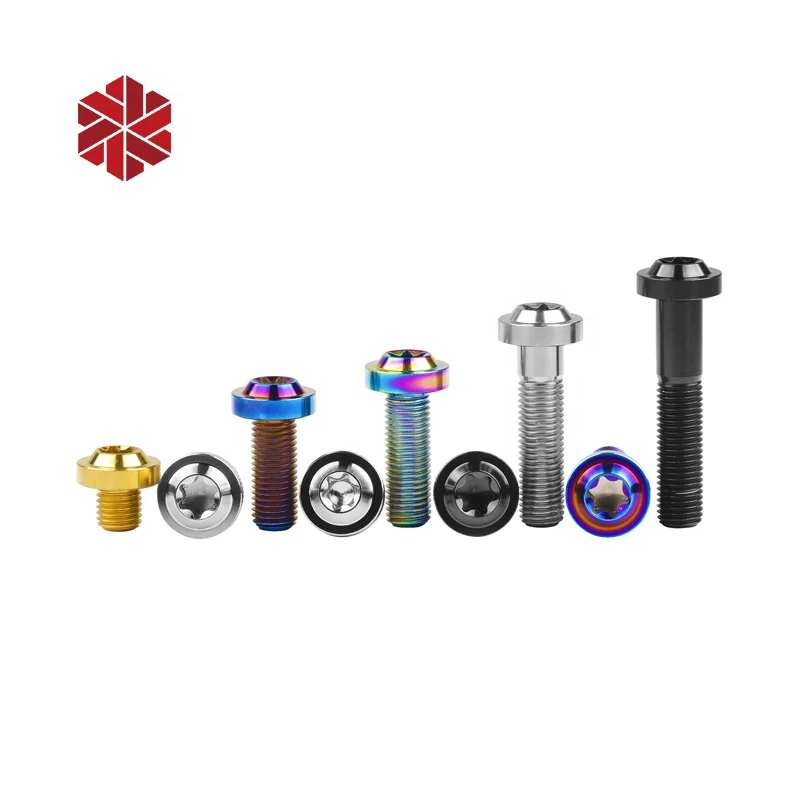 Titanium Bolt M5x8 10 12 15 18 20 25 30 35 40 45 50mm Gr5 Titanium Screw Ti Bolt For Bike Motorcycle