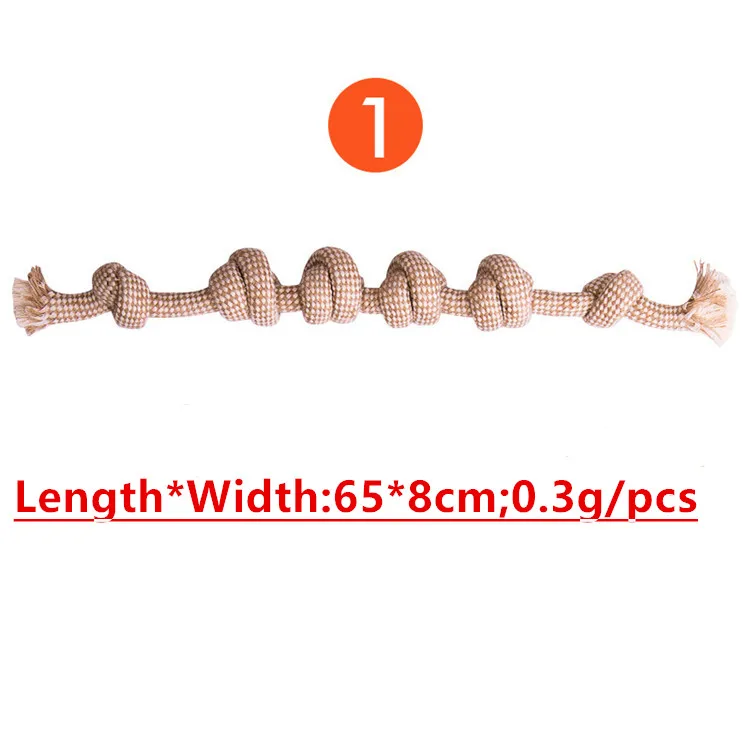 
Pet Supply Natural Non-Toxic Rope Dog Toys Dog Teething Chew Toy 