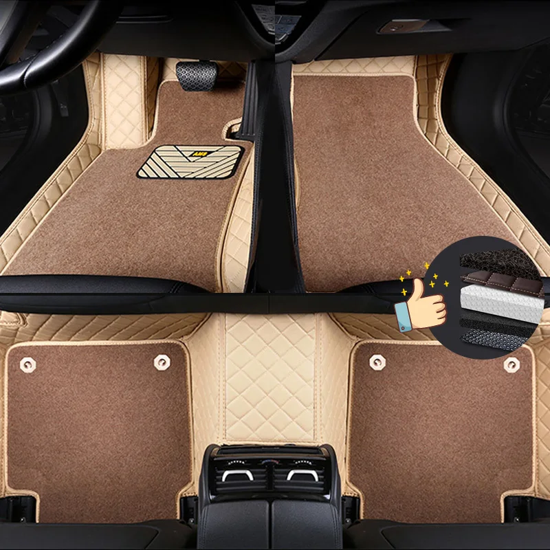 Роскошные кожаные автомобильные коврики на заказ Opel Astra