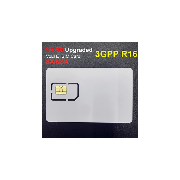 International Standard Telecom Writable Blank Nr Isim Card High Quality Blank Nsa Isim Card