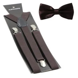 Комплект ремней и аксессуаров для взрослых, Эластичные подтяжки с бантом, для мужчин и женщин